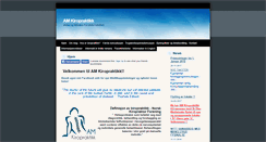 Desktop Screenshot of amkiropraktikk.com